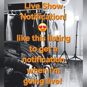🎃🥤Like this listing to know when I'm going live! 🎃🥤🖤
